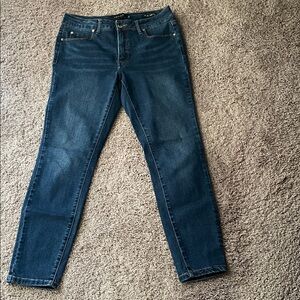 Tahari Dark Blue Skinny Jeans for Women